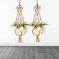 Boho-Chic Macrame Plant Hanger (1 Piece)