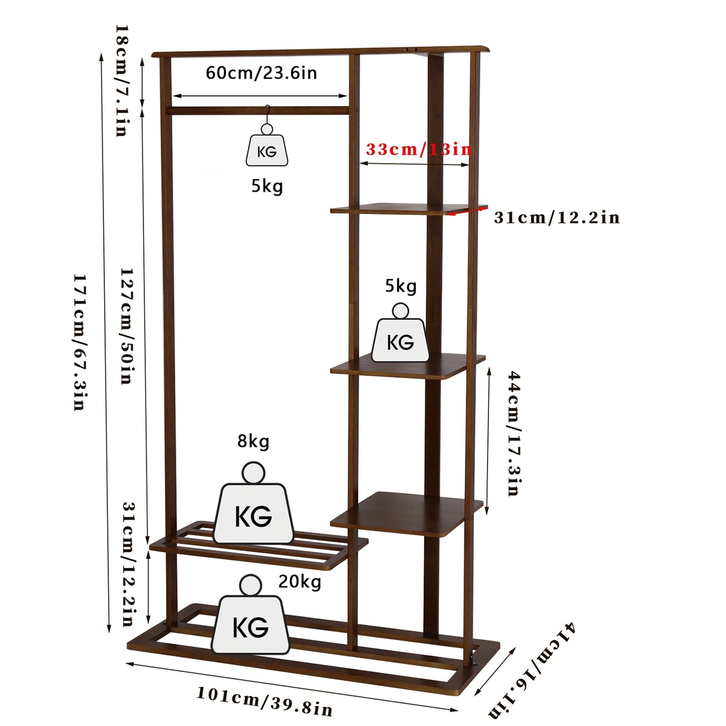 Lua Bamboo Rack