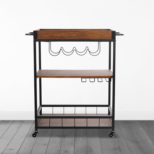 Vintage Mobile Bar Cart