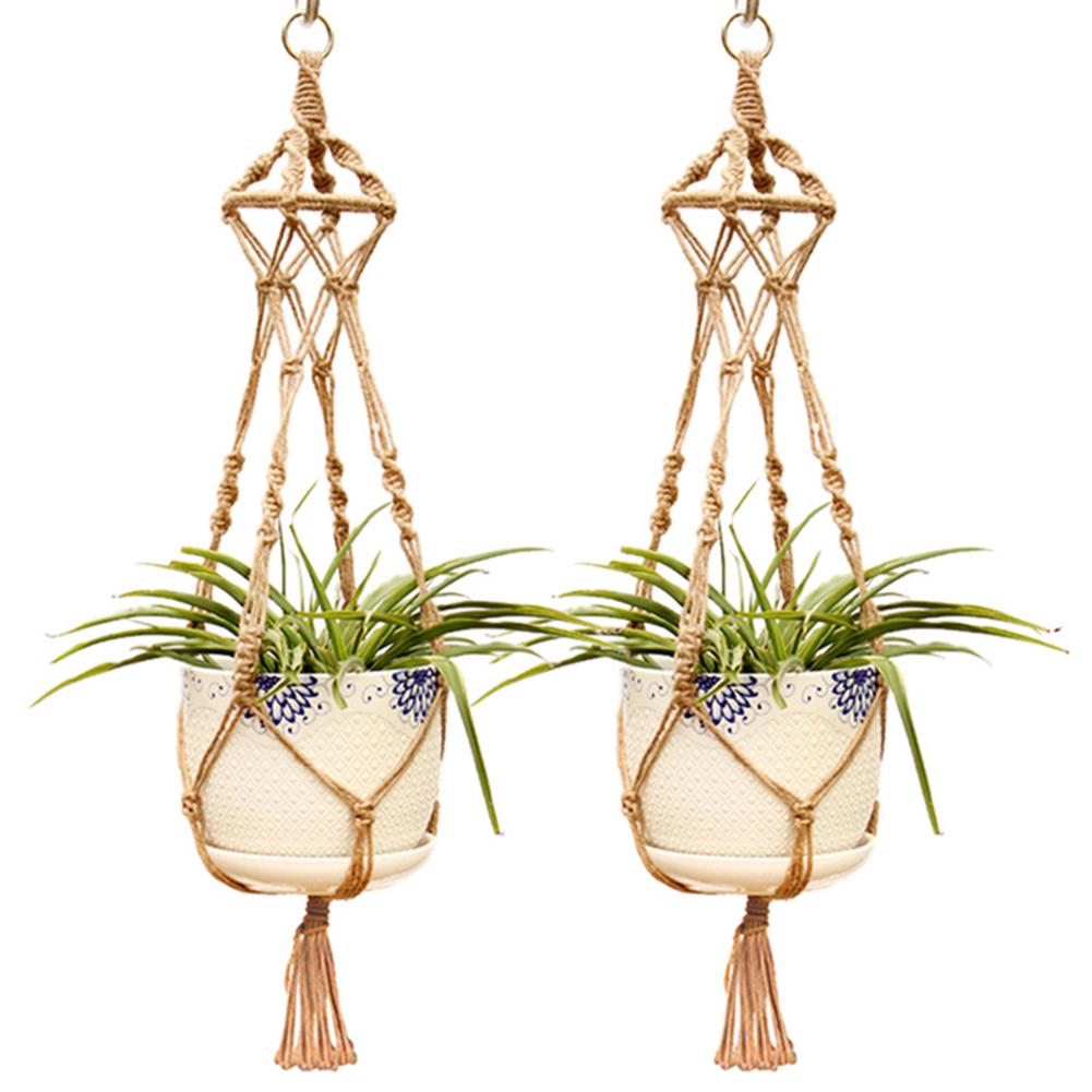 Boho-Chic Macrame Plant Hanger (1 Piece)